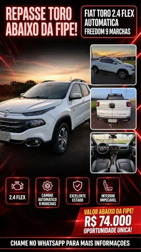 Fiat Toro Freedom Road 2.4 16V Flex Aut. 2018