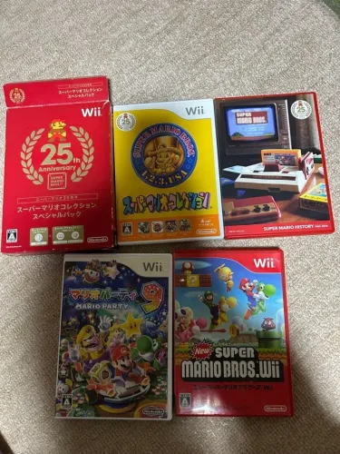 Conjunto ORIGINAL Wii Edição Especial 25 anos JAPÃO