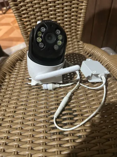 Câmera 360 com luz e áudio 