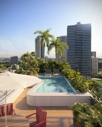 CASA FORTE - 106 m² sendo 3 suítes a 260 m da praça de Casa Forte