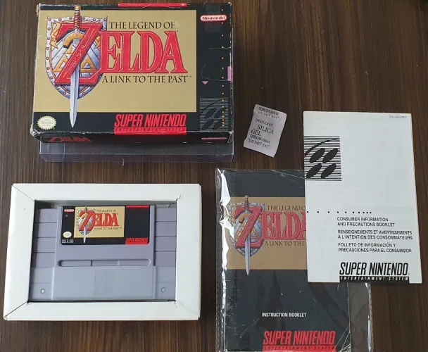 THE LEGEND OF ZELDA LINK TO THE PAST SNES SUPER NINTENDO CIB ORIGINAL