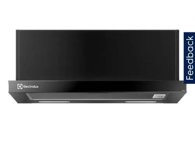 Depurador de ar Electrolux efficient 60cm retrátil preto
