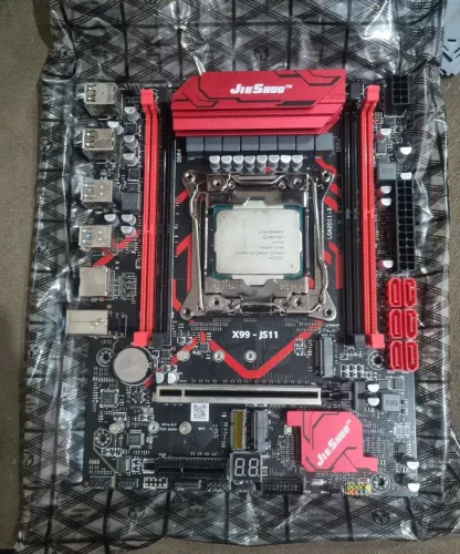 Kit Xeon E5-2697 V3 + Placa-Mãe Jieshuo X99 (14 Cores / 28 Threads) - Impecável!