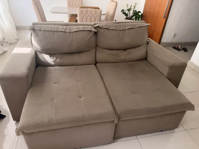 Sofá reclinável