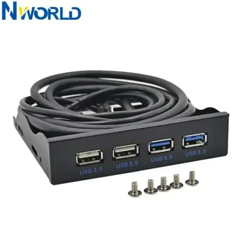 Painel Frontal 2 USB 3.0 2 USB-2.0 baia gabinete portas