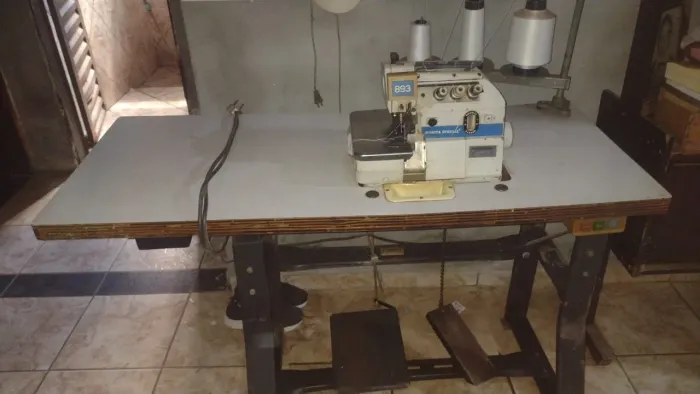 Máquina Overlock Industrial Morita Special JL893-130M - Completa (Até 12x Sem Juros)
