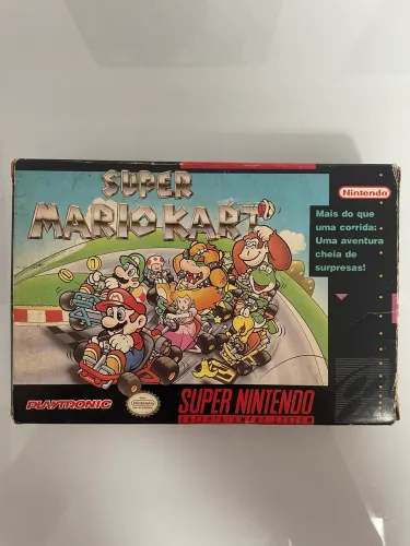 Super Mario Kart Playtronic Completo Super Nintendo