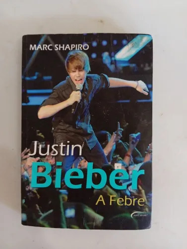 livro justin bieber - a febre