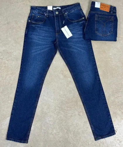 Calça Jeans Calvin Klein Azul Escuro - Tam. 48