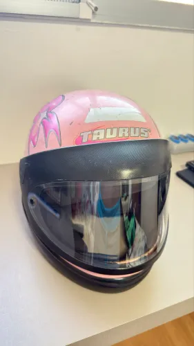 Capacete Taurus Rosa Original - Tam. 58
