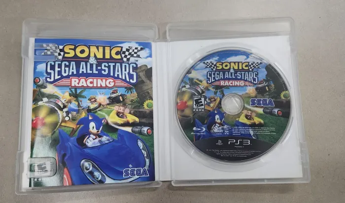 PS3 Sonic Sega Allstars Racing Playstation 3