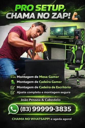 Montagem de Mesa e cadeiras 