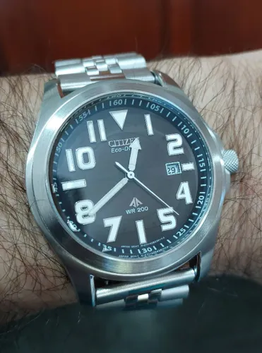 CITIZEN PROMASTER BM-6400-00E Militar/Field Eco-Drive 
