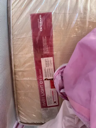 Berço Cercado com colchão ortobom