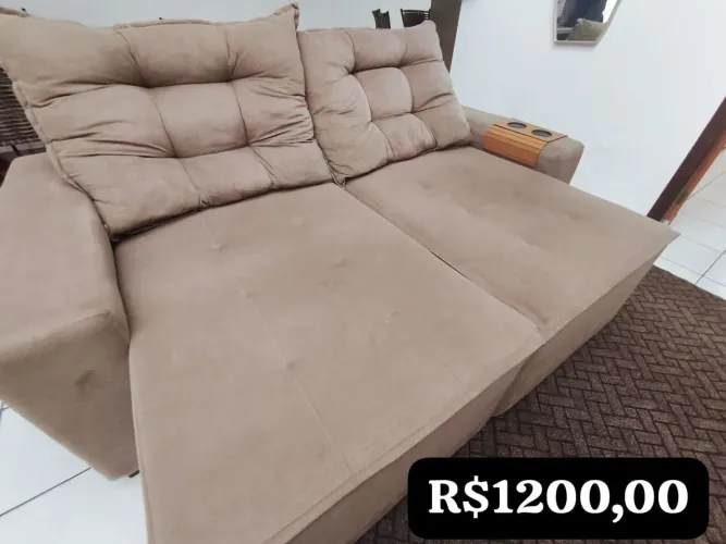 Vendo sofá retrátil (2.0 m comprim. x 1.0 m) largura
