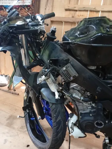 Moto de acidente 