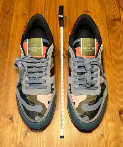 valentino rockrunner feminino camo luxo | original e autêntico