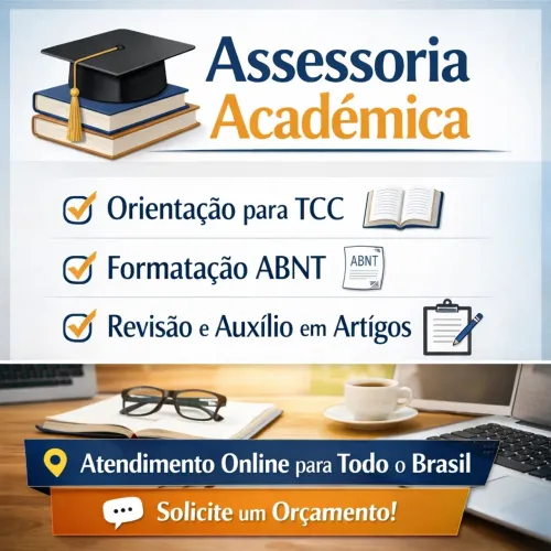 Suporte acadêmico | Formatação ABNT | Revisão e orientação