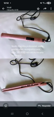 Chapinha poucas vezes usadas, profissional *