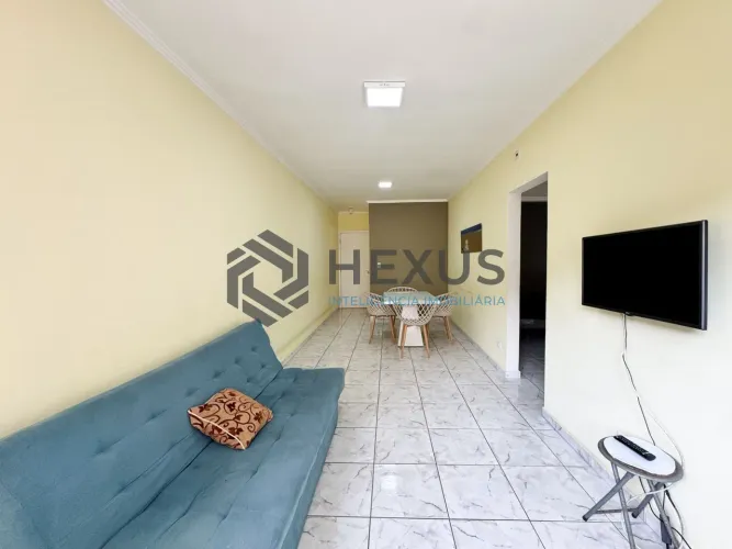 Apartamento reformado com lazer a 250m da praia na Barra Funda nas Pitangueiras, Guarujá