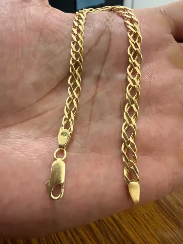 Pulseira gourmet de ouro