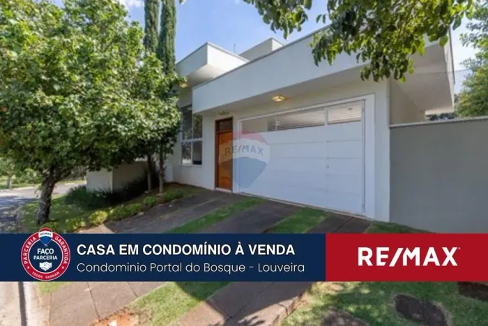 Casa térrea à venda no Condomínio Portal do Bosque - Louveira - 3 suites