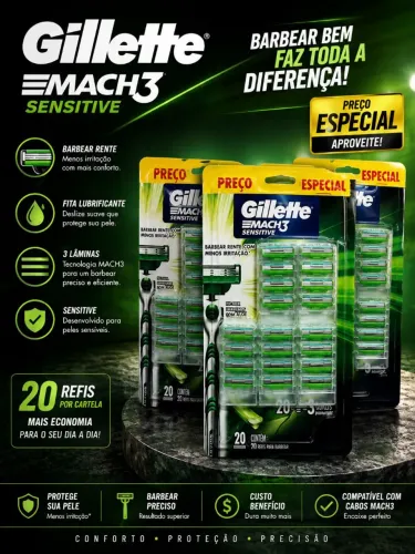 Gillette mach3 sensitive
