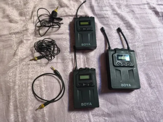 Microfone BOYA sem fio BY-WM8 PRO LAPELA