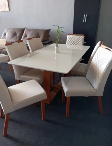 Mesa de jantar 6 cadeiras 