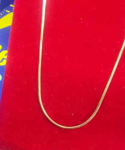 Pulseira Rabo de Rato Ouro 18 Kilates Peso 1.72 Gramas 8 Cm 1 mm
