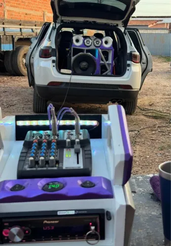 Som automotivo caixa trio NOVA