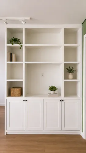 ESTANTE MADEIRA MDF BRANCO 