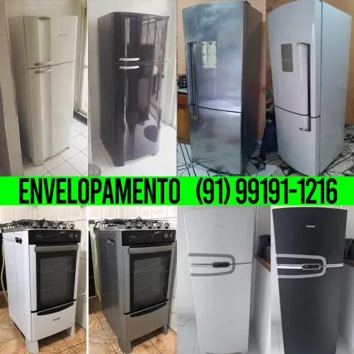 ENVELOPAMENTO DE GELADEIRA E FOGÃO
