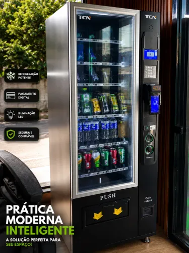 Geladeira Inteligente TCN para Autoatendimento | Vending Machine Refrigerada | Seminova