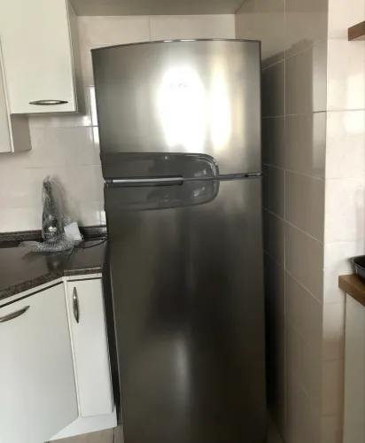 Geladeira Consul Frost Free Duplex 340 Litros Com Prateleiras Altura Flex Cor Inox - 220V