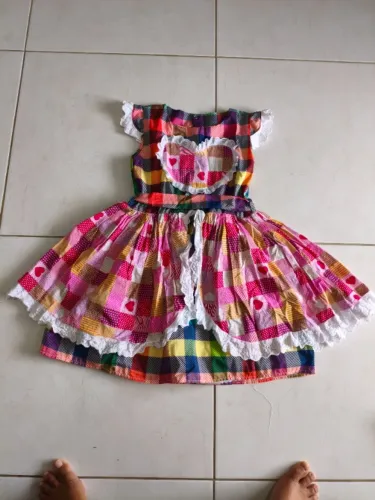 Caipira caipira com bolso com 80 cm de comprimento super confortável