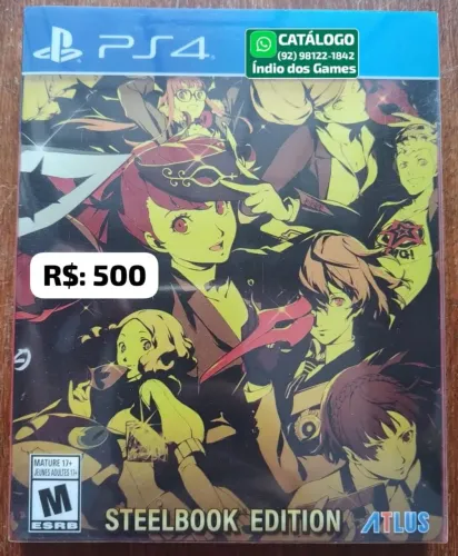 Persona 5 Royal Steelbook Edition = R$: 500