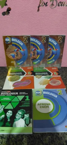"Biologia 2" biologia dos organismos, moderna plus kit 7 livros