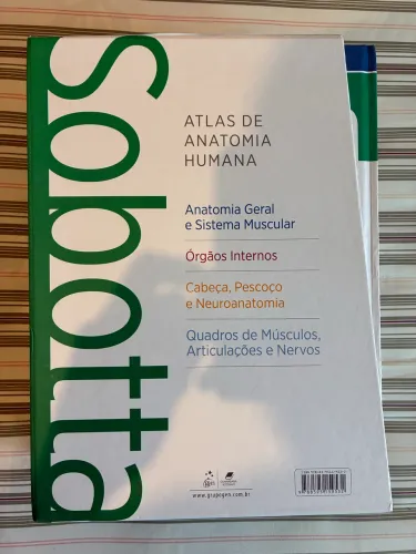 Atlas de Anatomia Humana Sobotta 25ª edição 