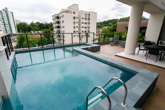 APARTAMENTO MOBILIADO ANDAR ALTO NO DRACENA | SÃO LUIZ BRUSQUE