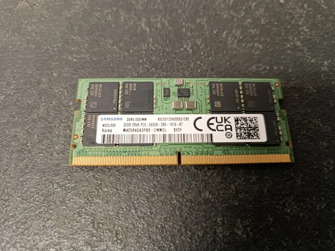 Memória RAM Samsung 32GB DDR5 5600MHz - Notebook