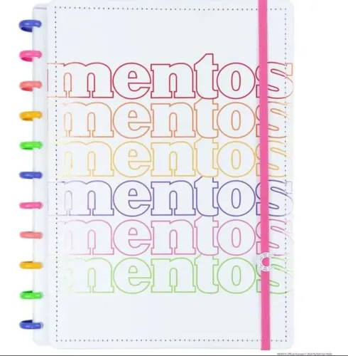 Caderno Inteligente Mentos Grande ou Medio ou A5