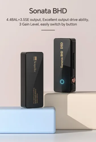 Amplificador de fone de ouvido Sonata BHD EXCELENTE potente saida 3.5 e 4.4 in ear e over