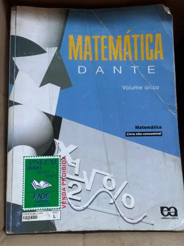 Matemática Volume Único - Luiz Roberto Dante ENEM Vestibular Ensino Médio