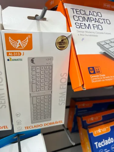 Teclado Dobrável Mini sem fio