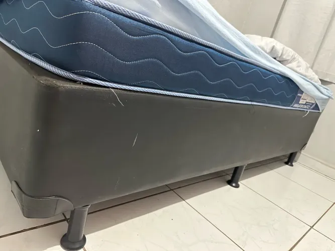 Colchão e box Ortobom solteiro