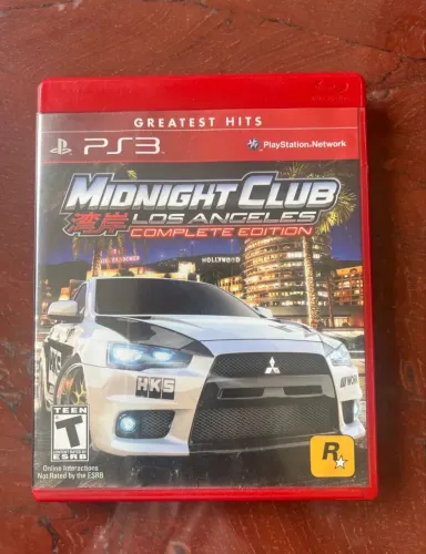 Midnight Club Los Angeles PlayStation 3