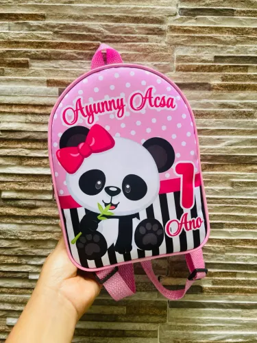 Mochilinha personalizada para aniversário infantil