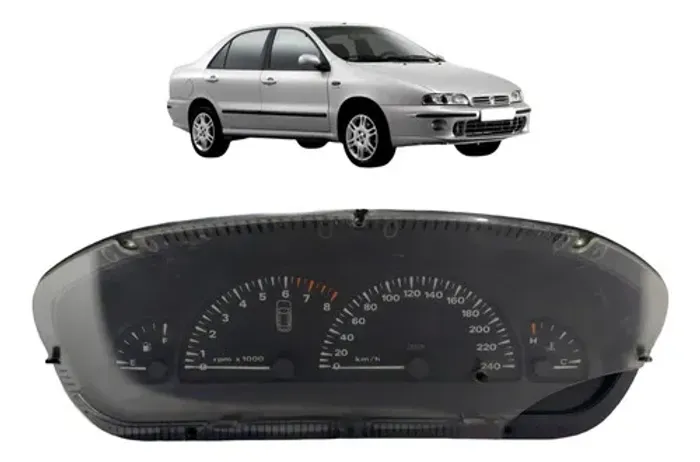 Painel Instrumentos Fiat Marea 6062480020 1997 2008 Uzad0 Preto