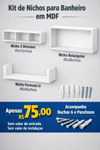 NICHOS PARA BANHEIRO 
